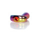 Анальна пробка B - Series HeavyFun Bullet Jewellery Multicolour Plug, діаметр 2 см, довжина 7,7 см, Red