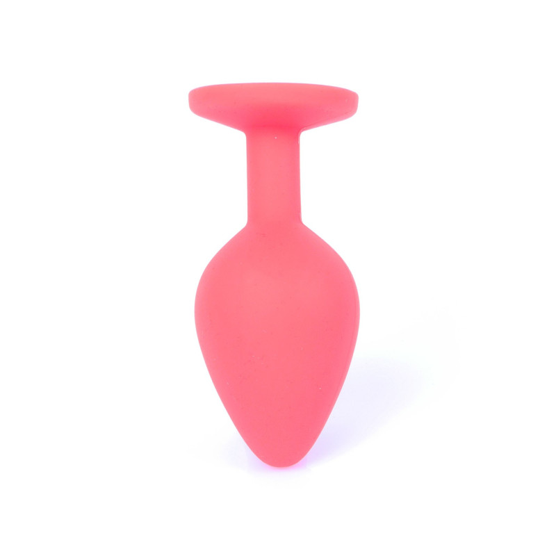 Анальная пробка B - Series HeavyFun Classic Jewellery Silicone Red Plug, диаметр 3,5 см, длина 8 см, Dark Blue