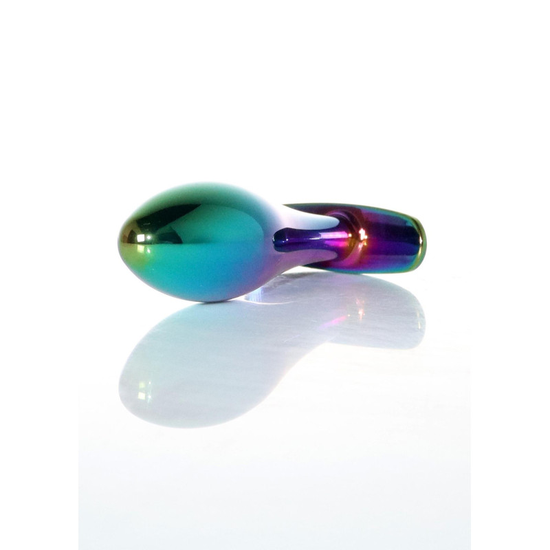 Анальна пробка B - Series HeavyFun Bullet Jewellery Multicolour Plug, діаметр 2,8 см, довжина 9,2 см, Pink