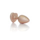 Анальная пробка B - Series HeavyFun Pearl Heart Jewellery Gold Plug Clear S