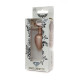 Анальная пробка B - Series HeavyFun Pearl Heart Jewellery Gold Plug Clear S
