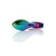 Анальна пробка B - Series HeavyFun Bullet Jewellery Multicolour Plug, діаметр 2,8 см, довжина 9,2 см, Pink
