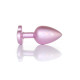 Анальная пробка B - Series HeavyFun Pearl Heart Jewellery Pink Plug Clear L
