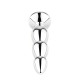Анальна пробка B - Series HeavyFun Jewellery Metal Anal Plug No. 1