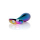 Анальна пробка B - Series HeavyFun Bullet Jewellery Multicolour Plug, діаметр 3,2 см, довжина 10,5 см, Clear