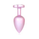 Анальная пробка B - Series HeavyFun Pearl Heart Jewellery Pink Plug Clear L