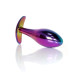 Анальна пробка B - Series HeavyFun Bullet Jewellery Multicolour Plug, діаметр 3,2 см, довжина 10,5 см, Clear