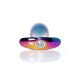 Анальна пробка B - Series HeavyFun Bullet Jewellery Multicolour Plug, діаметр 3,2 см, довжина 10,5 см, Clear