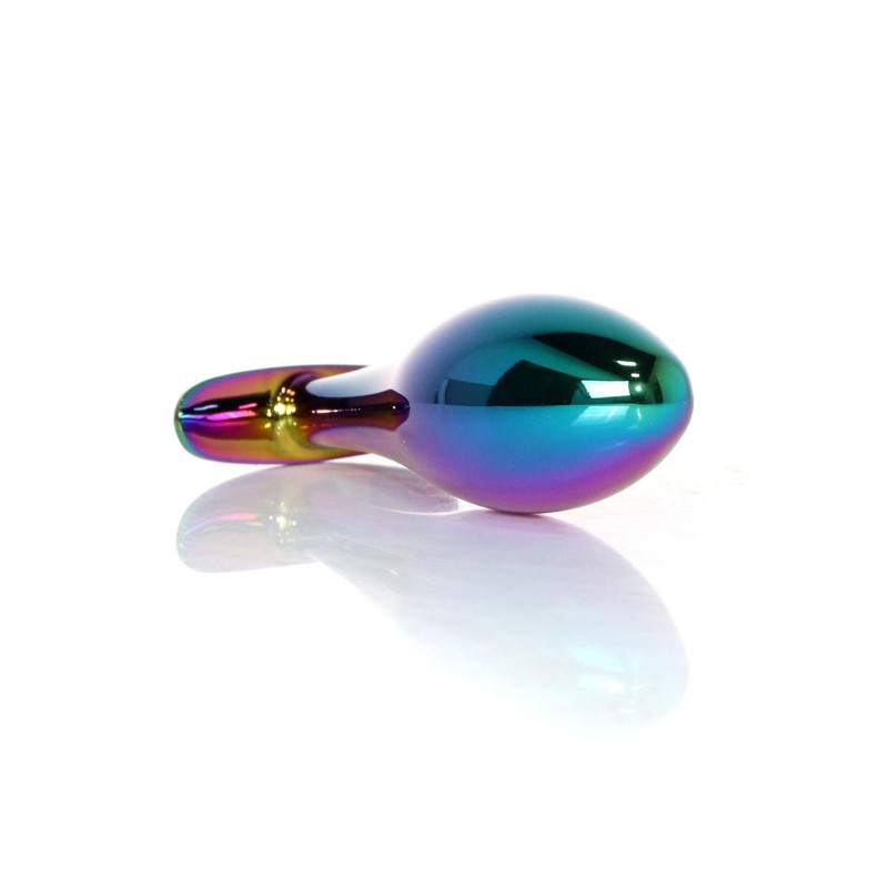 Анальна пробка B - Series HeavyFun Bullet Jewellery Multicolour Plug, діаметр 3,2 см, довжина 10,5 см, Clear