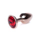 Анальная пробка B – Series HeavyFun Classic Jewellery Red Gold Plug, диаметр 2,7 см, длина 7 см, Red