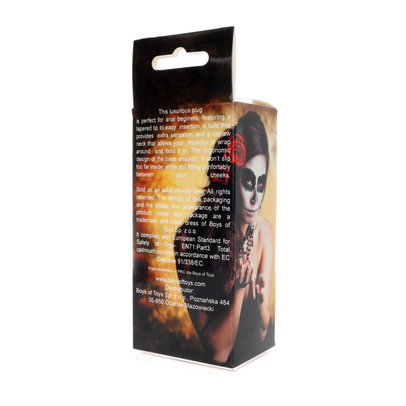 Анальна пробка B - Series HeavyFun Bullet Jewellery Multicolour Plug, діаметр 3,2 см, довжина 10,5 см, Clear