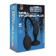 Розширювальний анальний плаг Dreamtoys Menzstuff Small Inflatable Plug Чорний