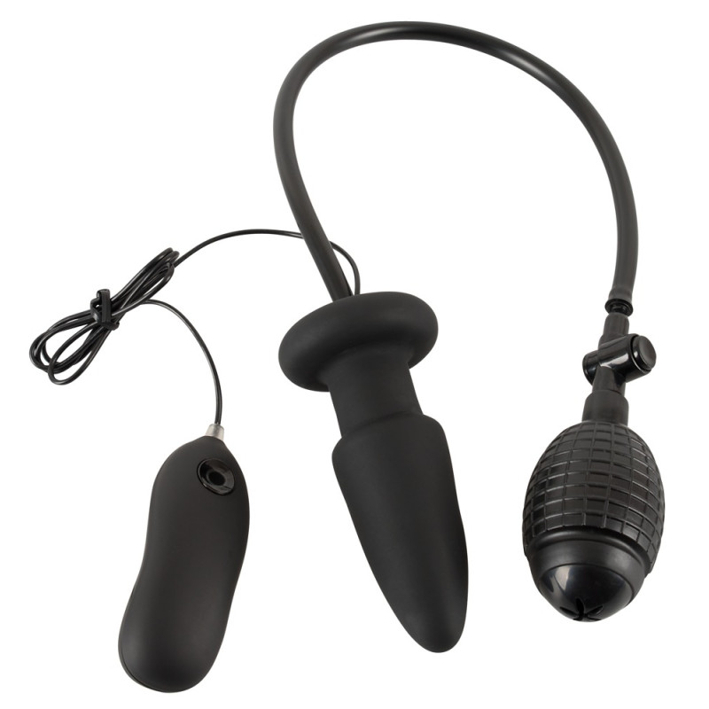 Анальная пробка You2Toys Inflatable + Vibrating Butt Plug