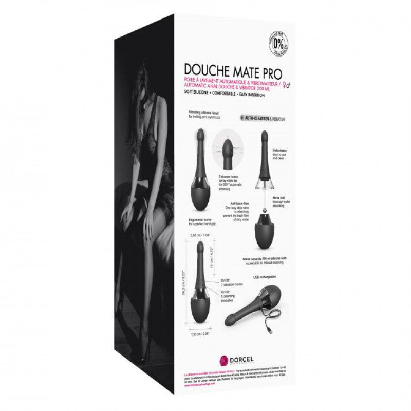 Автоматичний анальний душ-вібратор Marc Dorcel Douche Mate Pro