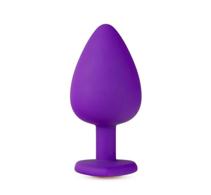 Анальна пробка Blush Temptasia Bling Plug Large Фіолетова