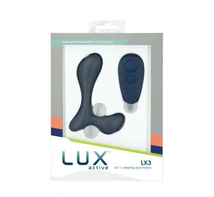 Вибромассажер простаты Lux Active LX3 Vibrating Anal Trainer, пульт ДУ