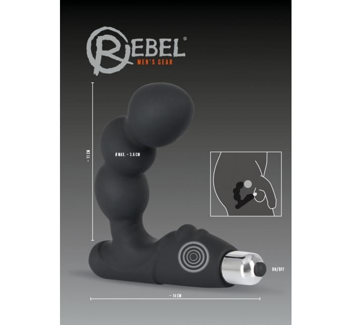 Массажер простаты Rebel Prostate Stimulator Черный