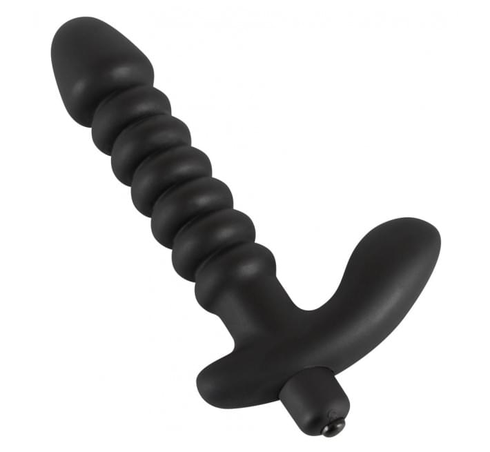 Анальный вибратор Black Velvets Vibrating Vibrator Черный