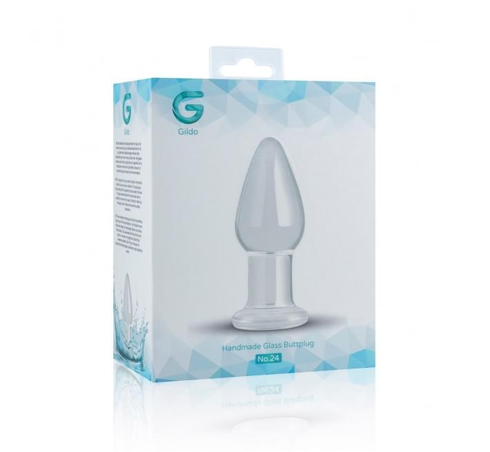 Стеклянная анальная пробка Gildo Glass Buttplug No. 24