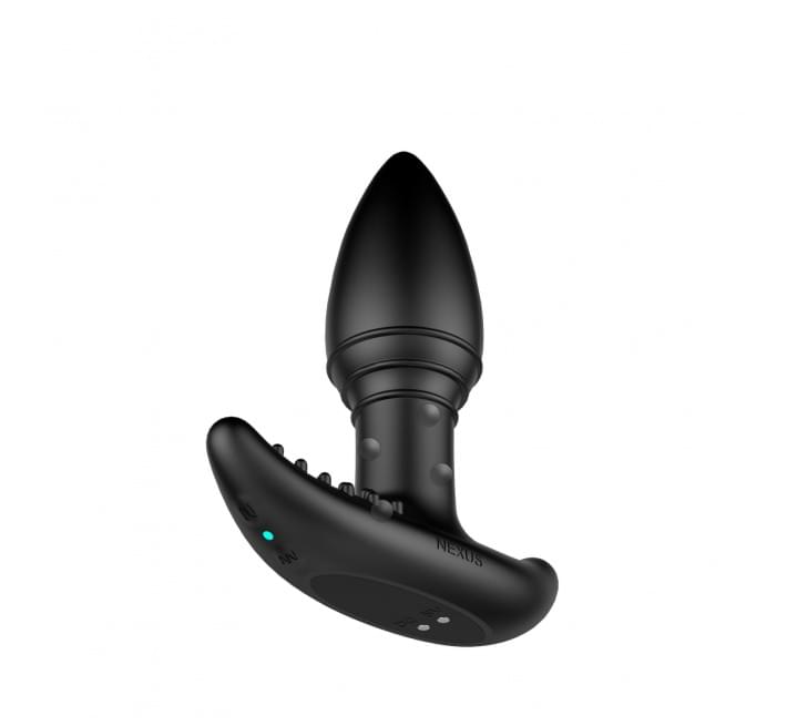 Анальна вібропробка Nexus B-stroker з масажними намистинами на ніжці з пультом Д/У