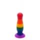 Радужная анальная пробка Dreamtoys Colourful Love Plug M