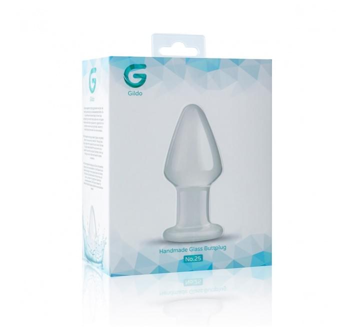 Скляна Анальна пробка Gildo Glass Buttplug No. 25