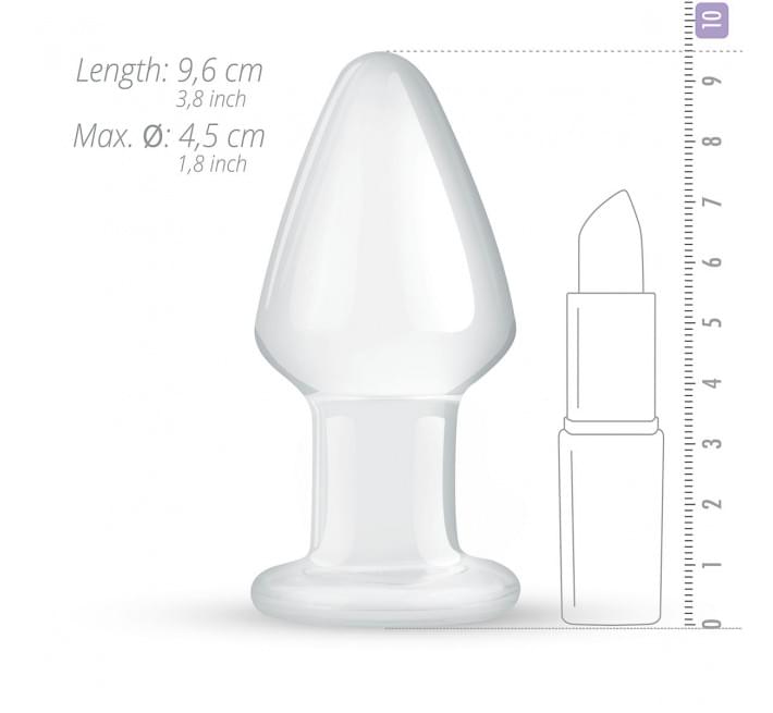 Скляна Анальна пробка Gildo Glass Buttplug No. 25