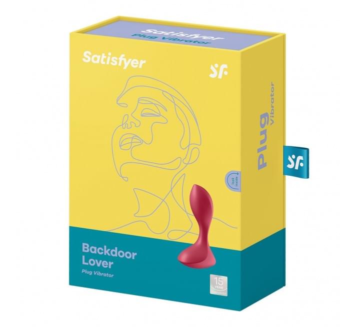 Анальная вибропробка Satisfyer Backdoor Lover Красная