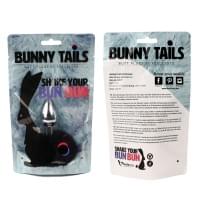 Анальная пробка FeelzToys Bunny Tails Butt Plug Черная