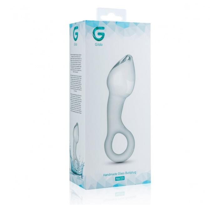 Скляний стимулятор простати Gildo Glass Prostate Plug No. 13