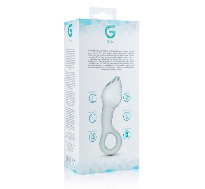 Скляний стимулятор простати Gildo Glass Prostate Plug No. 13