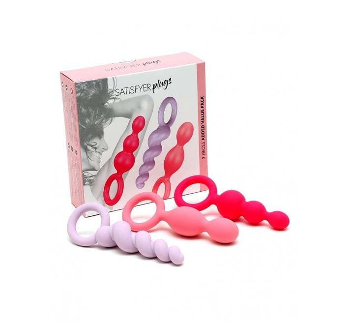 Набор анальных пробок Satisfyer Plugs colored 3 шт