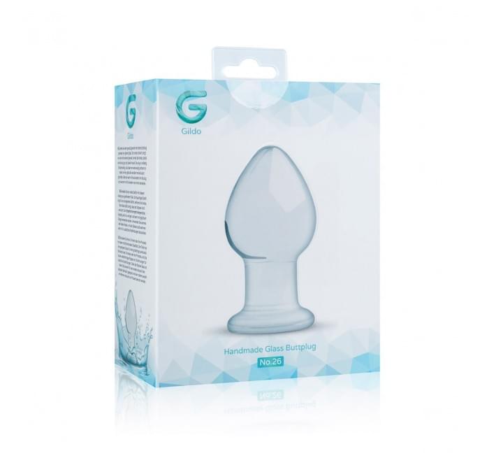 Стеклянная анальная пробка Gildo Glass Buttplug No. 26