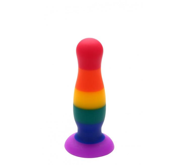 Райдужна Анальна пробка Dreamtoys Colourful Love Plug L