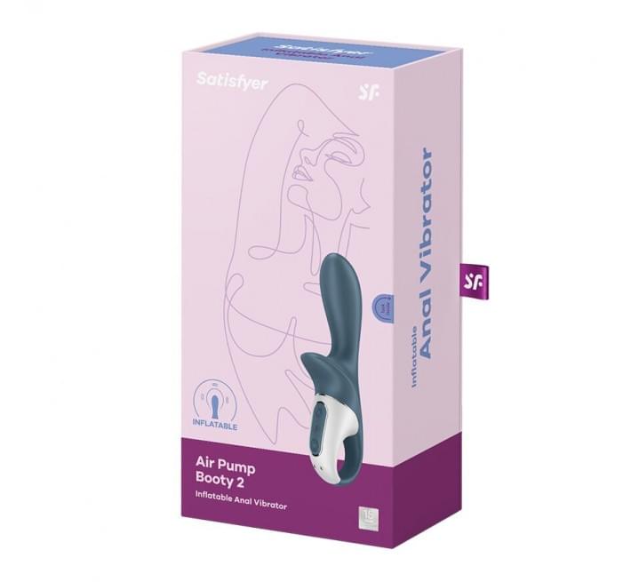 Анальний вібратор надувний Satisfyer Air Pump Booty 2