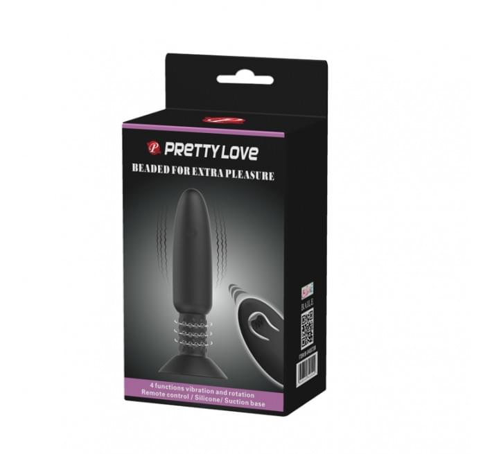 Анальна пробка Pretty Love Beaded для xtra pleasure Plug Чорна