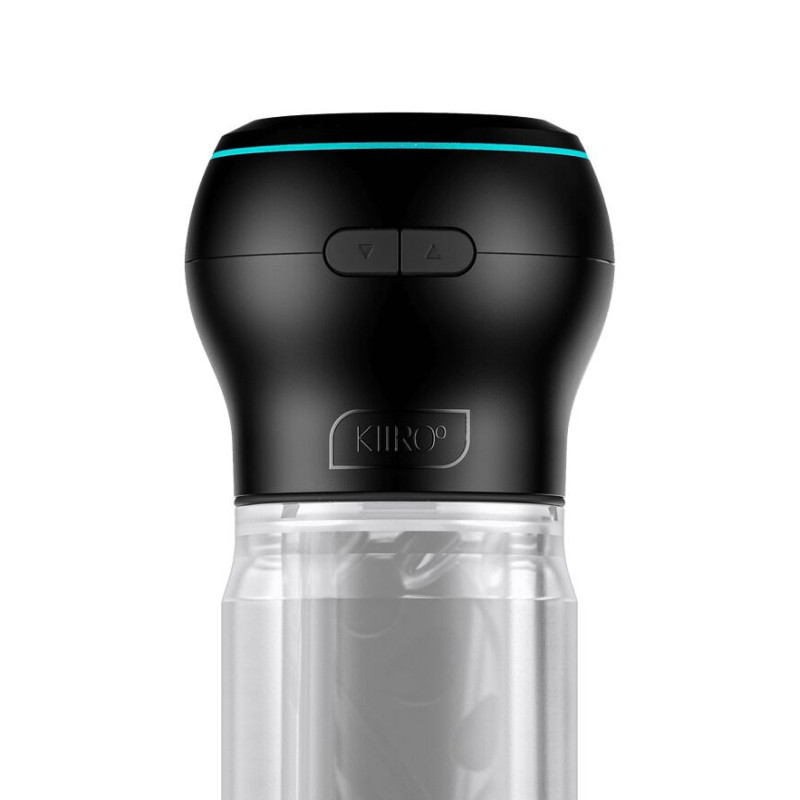 Мастурбатор Kiiroo Feel Pocket Crystal зі всмоктувальною інтерактивною насадкою PowerBlow Combo Set