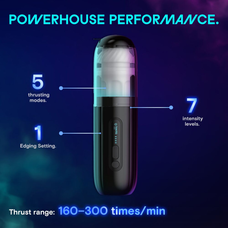 Смарт-мастурбатор Kaotik Labs The Shockwave, режим edging, имитация фрикций