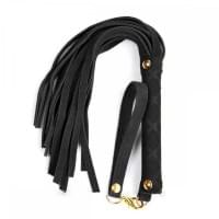 Флоггер DS Fetish Leather flogger S black 27 см