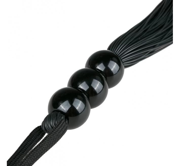 Флогер EasyToys Black Silicone Whip, 32 см