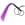 Флогер DS Fetish FLOGGER, 6 кульок, Фіолетовий, ручка 45 см