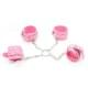 Обмежувачі DS Fetish Hogtie restraints with chain pink