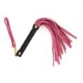 Флоггер DS Fetish Leather flogger S pink 27 см