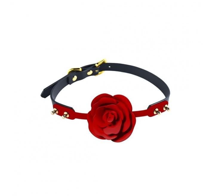 Роскошный кляп в виде розы Zalo - Rose Ball Gag, двойное использование