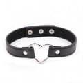 Чокер DS Fetish Collar with heart black