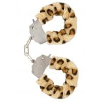 Наручники з хутром Toy Joy Furry fan cuffs Леопард