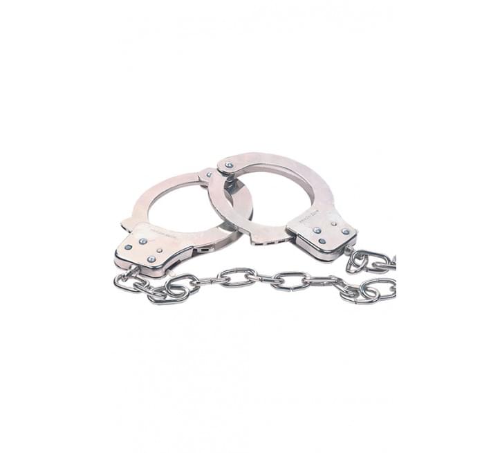 Наручники NMC Chrome Handcuffs Metal Handcuffs with key Серебристые