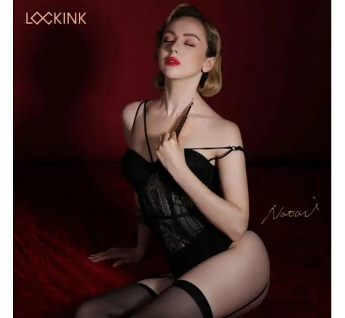 Тіклер-ручка з 5 насадками Lockink, металева, сіра