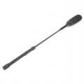 Стек DS Fetish Whip PU Leather riding crop, чорний, 46 см