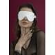 Маска кожаная закрытая Feral Feelings - Blindfold Mask Белая